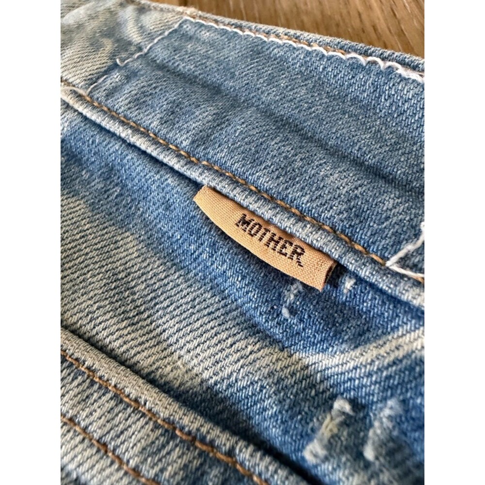 MOTHER Superior High Waisted Rider Skimp Straight Leg Jeans: The Confession - Picture 8 of 15